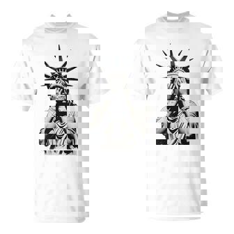 Shameful Politics Meme Crying Statue Of Liberty T-Shirt | Mazezy