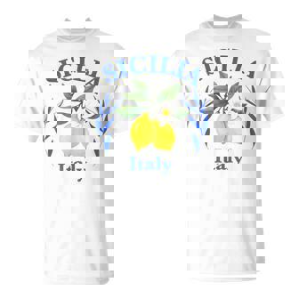 Siciliaouvenir Italiano Italia Limonesouvenirs Deicilia Camiseta unisex - Regaloses