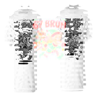 Six Seven 6 7 Meme Bruh Elf Christmas Pajamas Kids T-Shirt | Mazezy