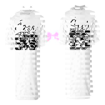 Soccer Sister Heart Big Sister Little Swing T-Shirt - Thegiftio