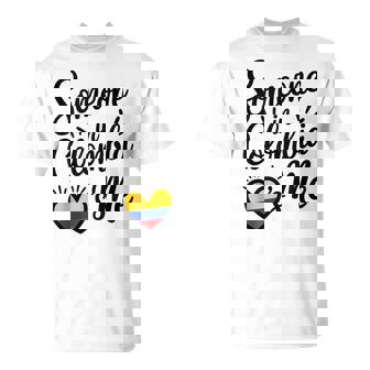 Someone In Colombia Loves Me Colombian Tank Top T-Shirt | Mazezy