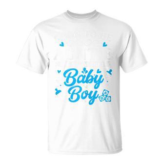 Soon To Be Auntie Of A Beautiful Baby Boy Baby Shower T-Shirt - Thegiftio UK