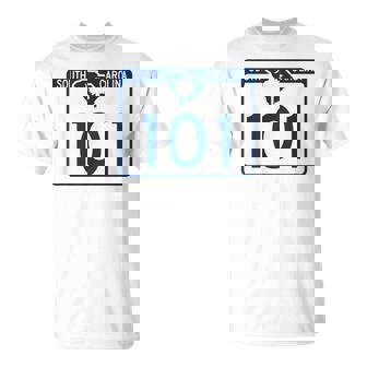 South Carolina Highway 101 Sign SC-101 State HWY T-Shirt | Mazezy