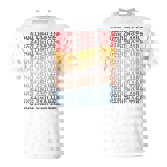 South China Tiger Groovy Retro T-Shirt | Mazezy