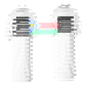 South Sudan Flag Graphic For Men Women Kids Premium T-Shirt | Mazezy