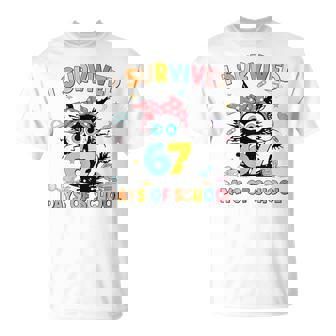I Survived 67 Days Of School 67 Meme Teacher Student T-Shirt | Seseable FR