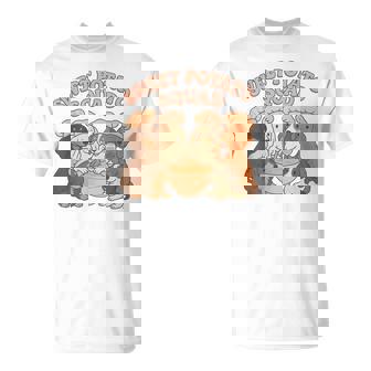 Sweet Potato Squad Thanksgiving Dachshund T-Shirt | Mazezy