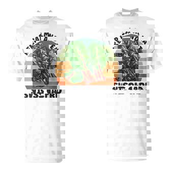 Swiss Chard Vegetarian Keep Calm Eat Leafy Greens T-Shirt | Mazezy