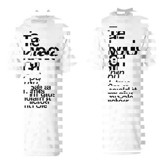 Taekwondo Girl Definition & Sassy Sports Martial Arts T-Shirt | Mazezy