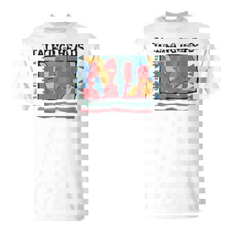 Talking Heads イエロー レトロ グラフィック Tシャツ - Kawaiitshirt