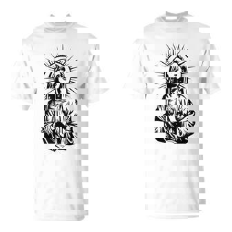 Tattoo Style Virgin Mary T-Shirt | Mazezy