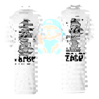 Team Boy Baby Announcement Gender Reveal Family Party T-Shirt - Monsterry