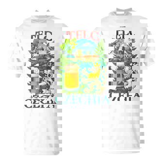 Telc Czechia Lion Beer Czech Republic Souvenir T-Shirt | Mazezy