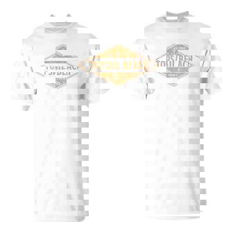 Topsail Beach North Carolina Souvenir Vacation Vintage Badge T-Shirt | Mazezy