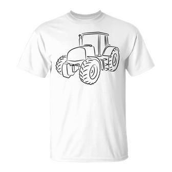 Tractor Agrícola Dibujo Ganadero Camiseta unisex - Regaloses