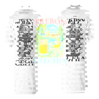 Trebon Czechia Lion Beer Czech Republic Souvenir T-Shirt | Mazezy