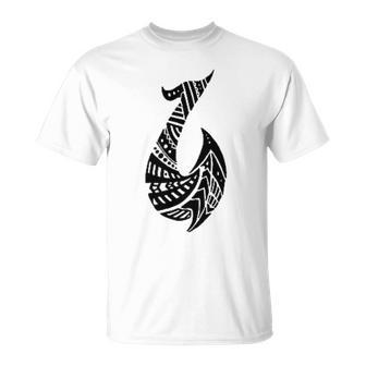 Tribal Hawaiian Fish Hook T-Shirt - Thegiftio UK