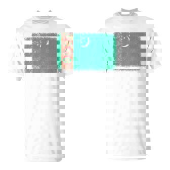 Turkmenistan Flag Graphic For Men Women Kids Premium T-Shirt | Mazezy