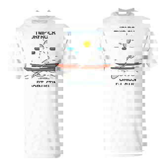 Turnip Rock Port Austin Kayak Michigan Michigander Souvenir T-Shirt | Mazezy