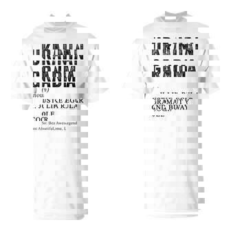 Ukrainian Grandma Definition For Ukrainian Women T-Shirt | Mazezy