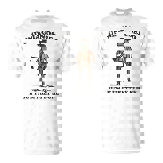 Undiagnosed But I'm Pretty Sure Cowboy Frog T-Shirt - Monsterry