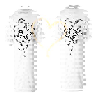 Unity Day Orange Leopard Heart Be Kind T-Shirt | Mazezy