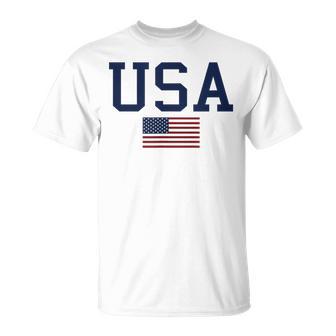 Usa Drapeau Américain 4 Juillet Amérique Patriotique Usa T-Shirt - Cadeauxyz