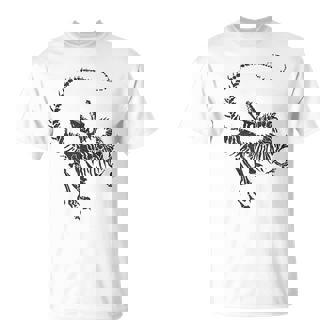 Velociraptor Skeleton Dinosaur Fossil Bones Kids Tank Top T-Shirt | Mazezy
