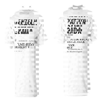 Venezuelan Grandma Definition For Venezuelan Women T-Shirt | Mazezy