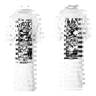 Vintage Glacier National Park Montana USA Souvenir Camping T-Shirt | Mazezy