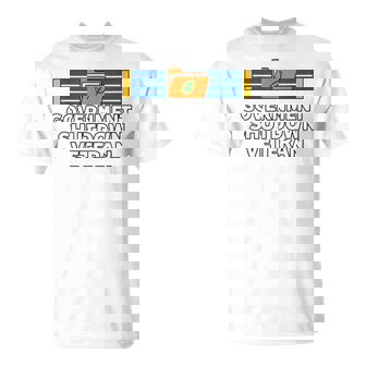 Vintage Government Shutdown Veteran Politics Humor T-Shirt | Mazezy