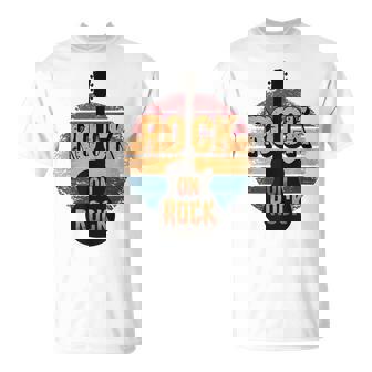 Vintage Retro Guitar For True Rockers T-Shirt | Mazezy