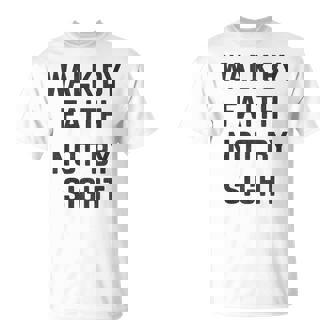 Walk By Faith Vintage Christian Quote T-Shirt | Mazezy