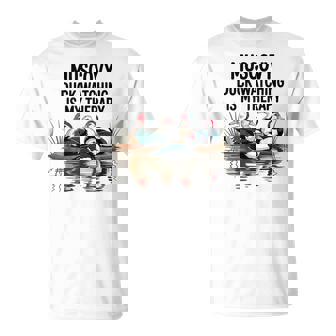 Waterfowl Birdwatching Nature Art For Muscovy Duck Lovers T-Shirt | Mazezy