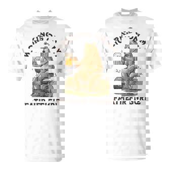 Working On My Father Figure Beer Bear Dad Tank Top T-Shirt | Mazezy