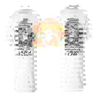 In World Where You Can Be Anything Be Kind Cat Sunflower Bee T-Shirt | Mazezy