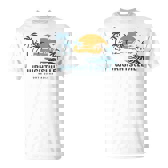 Wrightsville Beach North Carolina Summer Vacation Retro 70's T-Shirt | Mazezy