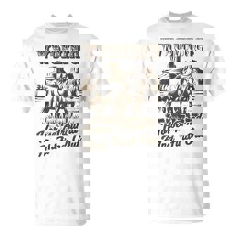 Wyoming Horse Around And Find Out Western T-Shirt | Mazezy