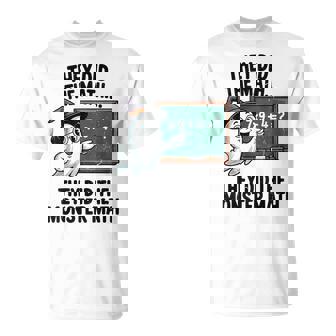 They Did Monster Math Teacher Halloween Costume Mathematics T-Shirt - Thegiftio