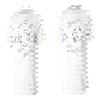 「まんなか／龍体文字」 とほかみえみため とほかみゑひため あうわ 灰×緑カーキ 龍神 言霊 開運 かっこいい シンプル Tシャツ - Kawaiitshirt