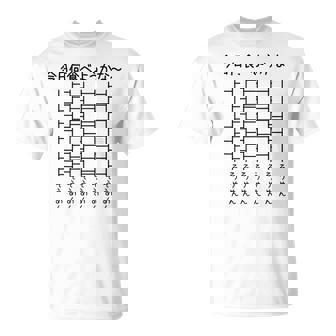 【今日何食べようかな そうめん】あみだくじ 麺 素麺 遊び心 おもしろ 面白い ユーモア ギャグ ネタ ウケ狙い 笑える Tシャツ - Kawaiitshirt