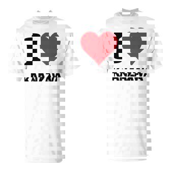 アイハート 金沢 日本大好き 日本土産 Tシャツ - Kawaiitshirt