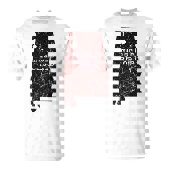 アラバママップ マッスルショールズ 録音 キャピタルロック グラフィック Tシャツ - Kawaiitshirt