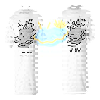 ウミウシ 海牛ealug イラスト ゆるい 簡単 おもしろ かわいい 動物 人気 海洋生物 Tシャツ - Kawaiitshirt