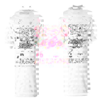 オンバック 76歳 1950年3月 花柄 76歳の誕生日 Tシャツ - Kawaiitshirt