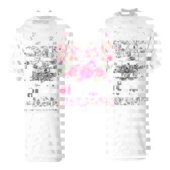 オンバック 81歳 1945年3月 花柄 81歳の誕生日 Tシャツ - Kawaiitshirt