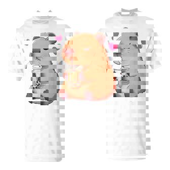 カピバラバブルティー Tシャツ - Kawaiitshirt