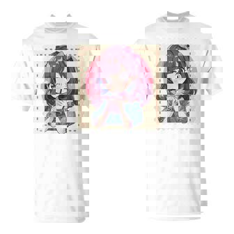 カワイイアニメ ちびガール バブルティー ボバミルク オタク Tシャツ - Kawaiitshirt