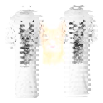 ケアンテリア 犬 グラフィック ペット アートワーク ケアンテリア Tシャツ - Kawaiitshirt