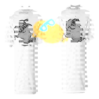 サングラスでかわいいポテチ リラックスポテチ Tシャツ - Kawaiitshirt